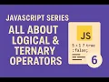 Logical Ternary Operators in JavaScript Simple Explanation with Examples