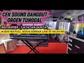 Cek Sound Dangdut Orgen Tunggal [ Instrumen Catatan Dusta ] HD AUDIO BASS JERNIH 