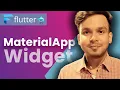 MaterialApp Widget in Flutter Hindi