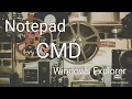 Lab1 V2 Notepad CMD DOS Window Explorer Komal Arif