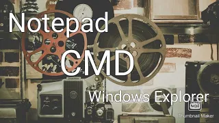 Lab1 V2 Notepad CMD DOS Window Explorer Komal Arif