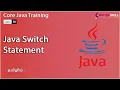 What is Switch Statement in Java in Tamil - Beginners to Advanced Level Master Course -Entire Skill