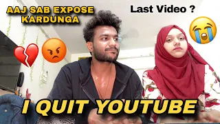 My Last Video ? 💔 Why i Quit Youtube & The Reason Is