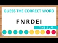 Guess the Correct Word Unscramble in Record Time 6 Letters Agent Quiz