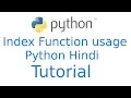 Indexing in python Python Tutorial in Hindi