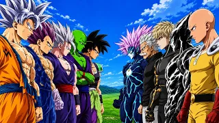Dragon ball vs One punch man ⚡🤯 #animebattle