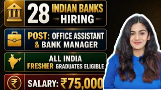 12,000+ Banking Jobs All India for Fresher Graduates (All Streams) | Bank Assistant & Bank Officer
