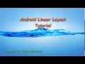 Android Linearlayout tutorial