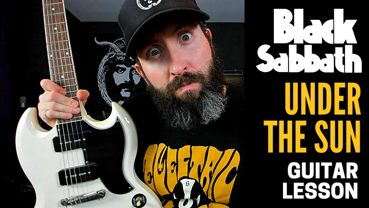 Black Sabbath Guitar Lesson w/ TAB - Under the Sun / Everyday Comes and Goes - C# Standard Tuning