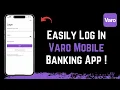 How to Login Varo Mobile Banking App