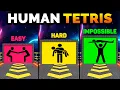 HUMAN TETRIS SPACE CO-OP 2 Player Viral Interactive Warm Up Game