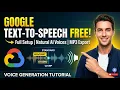 Google Cloud Text-to-Speech FREE 12M 2026 2 000 AI Voices Full Setup Guide