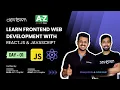 LIVE DAY 01 - Learn Frontend Web Development with React JS JavaScript COMPLETE in 7