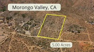 5 Acre Vacant Parcel on Northridge Road in Morongo Valley CA