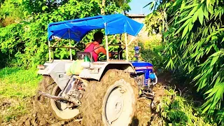 Powertec 😍 Khet Mein Tractor Ka Zabardast Jugaad  | Desi Tractor Driving