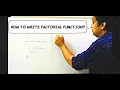 Program-calculating factorial using function Programming in C