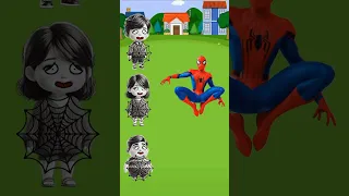 أعاد سبايدرمان ألوان الجميع Shorts Cartoon Ytshorts 