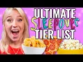 Sleepover Snack Tier List