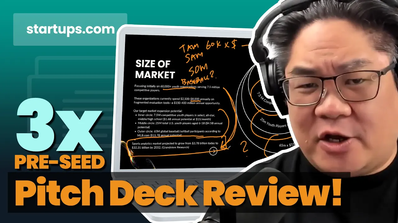 All 3 of these PRE-SEED Decks have the SAME PROBLEM (Startup Pitch Deck Review w/ @edkang99)