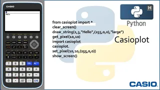 Python 13 Casioplot and CasioPlot Commands