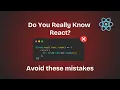 Common React Mistakes Every Developer Should Avoid in 2025