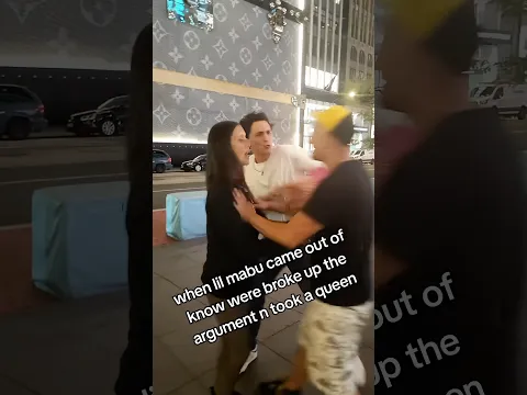LIL MABU FIGHTS CRACKHEADS🤬 **HE WINS**