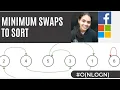 Minimum Swaps to sort intuition code C with explanation
