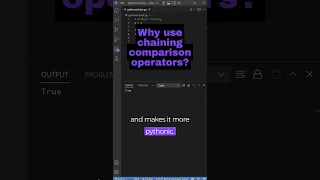 Chaining Comparison Operators in Python