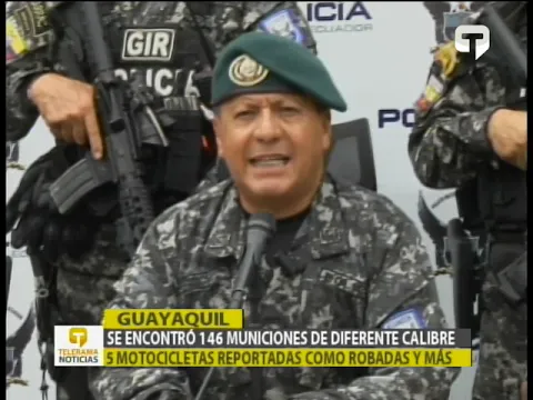 Se ejecutaron 32 allanamientos y se captura a dos sujetos del grupo terrorista Los Choneros