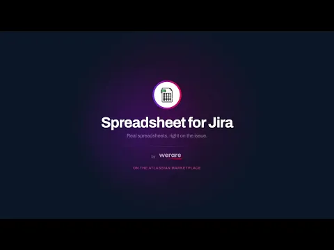 watch Spreadsheet for Jira video