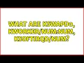 What are kswapd0 num