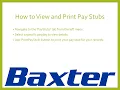 How to Access Baxter Pay Stubs W2