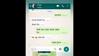 fully romantic whatsapp chats with girlfriend 