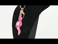 3" Bling Bling Clip on Keychain With Tassel