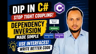 SOLID Principles Series Dependency Inversion Principle DIP in C Example Object-Oriented Code