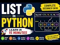 -Python List in 5 Minutes Complete List Tutorial for Beginners Python Programming 2026
