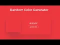 How to generate random colors using Javascript Step by Step explained for beginners