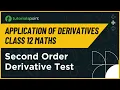 Class 12 Maths Second Order Derivative Test Application of Derivatives Class 12 Tutorialspoint