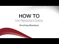 How to Use Retirement Online Enrolling Employees as Members