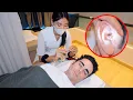 pov it s 2 AM and your mind won t shut off - ASMR Ear Cleaning with Water Massage and Headspa
