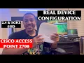 Configuring Cisco Access Point using GUI Autonomous WPA2 PSK Real Device Configuration