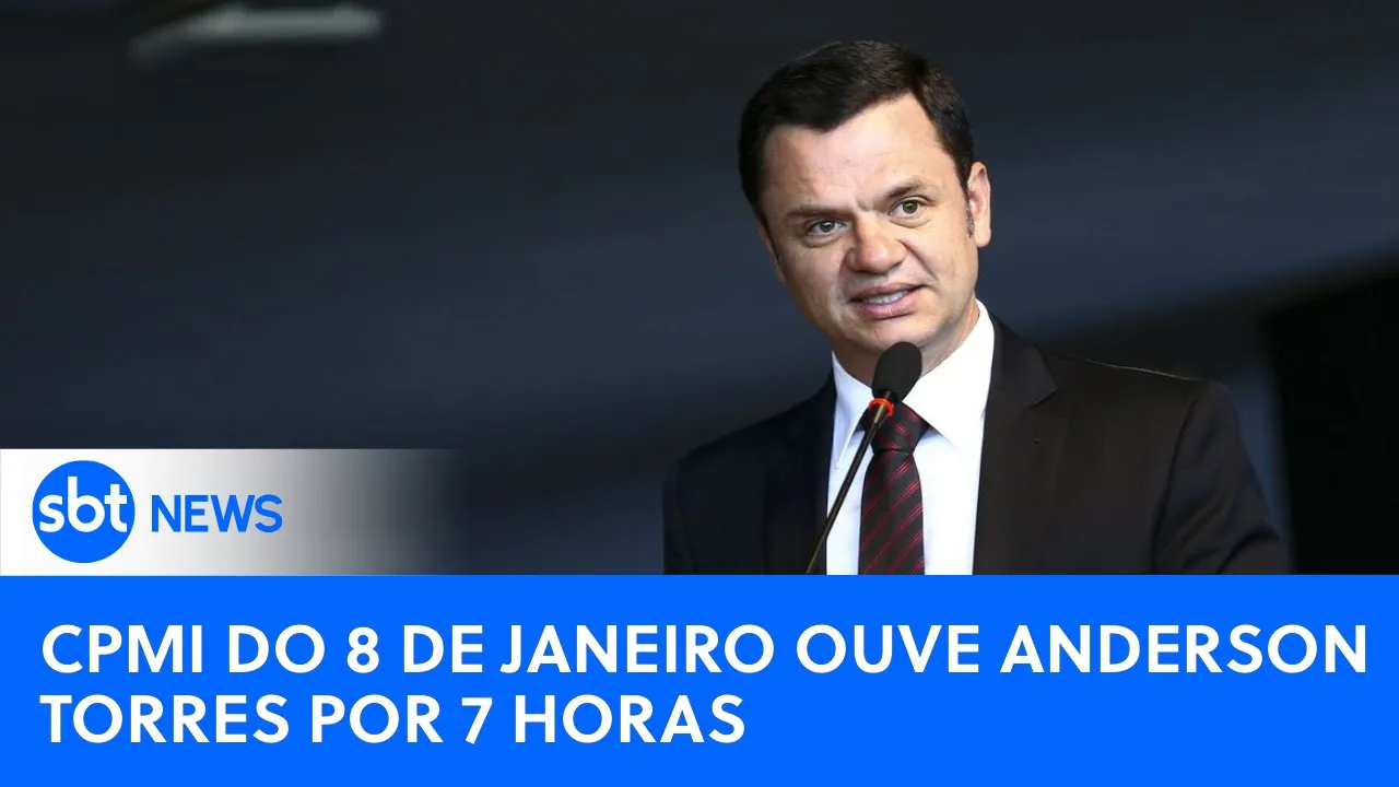 ????SBT News na TV | Anderson Torres presta depoimento por 7 horas na CPMI do dia 8 de janeiro