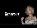 Generous (Songtekst) - Doja Cat Prod. Prod. tizhimself en Soraya LaPread