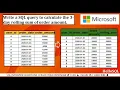Microsoft Interview question SQL Interview Questions Data Engineer Analyst Tutorial