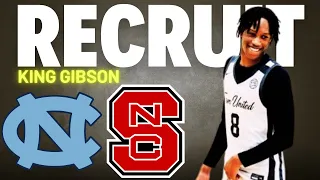 5-Star King Gibson Recruit Update - A Battle Between North Carolina And NC State Emerging