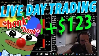 LIVE DAY TRADING 120 SLOW THURSDAY SICK SCALPS ON MBIO