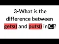 C Strings Interview Questions