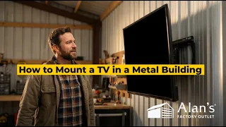 How to Mount a TV in a Metal Building