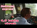 Lagu Gatimaan Express IICab view of  High Speed train II Skipping station with Honking II RAILWAY TUBE II