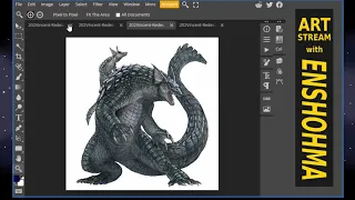 Re-Sharing 202Vincent s Amazing Kaiju Art